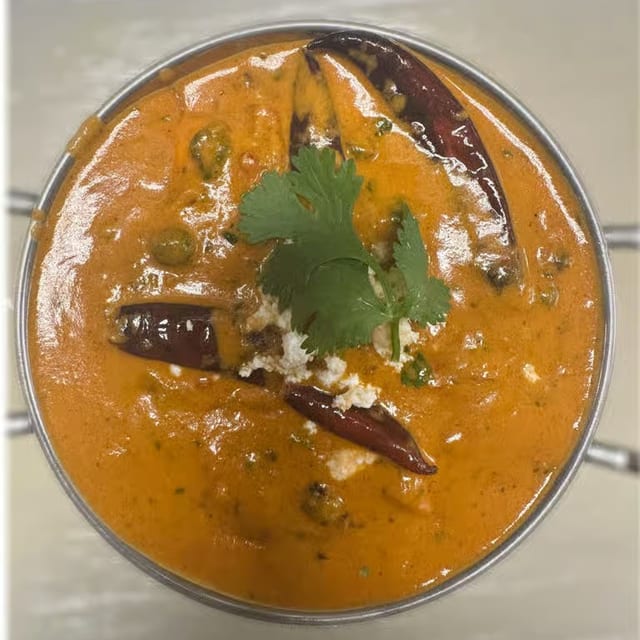 Mattar Paneer.