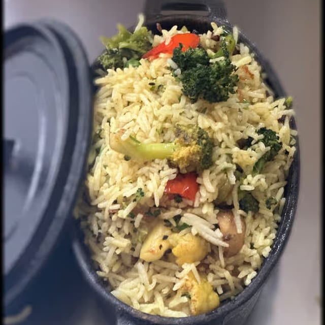 Vegetable Pulao.