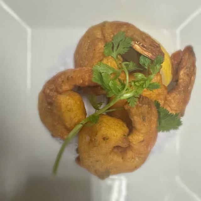 Shrimp Pakoras.